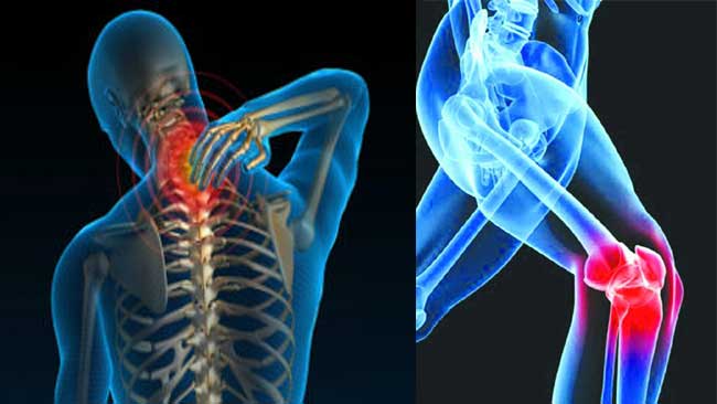 ঘাড়, কোমর বা হাঁটুর ব্যথা